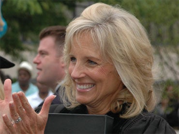 Dr. Jill Biden at Kingsborough Community College in Brooklyn, N.Y., where she delivered the commencement address on June 11, 2009.