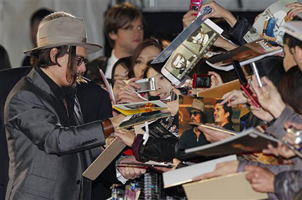 Johnny Depp in Japan 