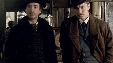 Robert Downey Jr. and Jude Law in Warner Bros. Pictures' Sherlock Holmes - 2009 