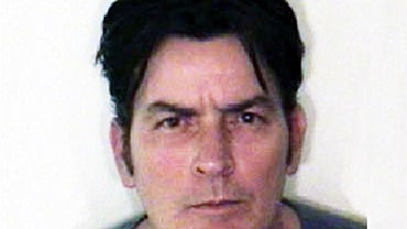 Charlie Sheen mugshot 