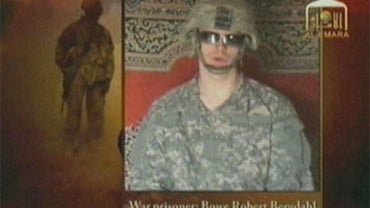 This video frame grab from the Taliban propaganda video released Friday Dec. 25, 2009 purportedly shows U.S. soldier Pfc. Bowe Bergdahl, 23, of Ketchum Idaho. 
