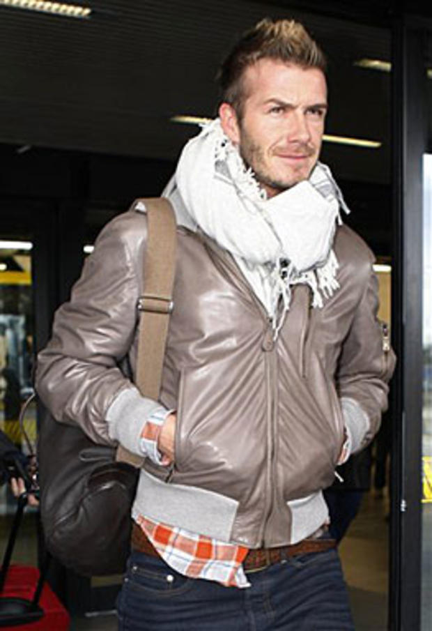 David Beckham at the Airport 