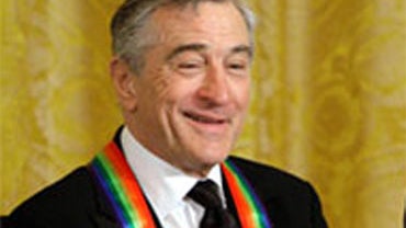 Robert De Niro in the East Room of the White House in Washington Sunday, Dec. 6, 2009. (AP Photo/Alex Brandon) 