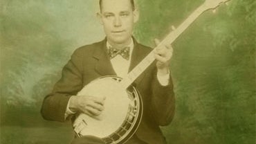 Banjo player Charlie Poole (1892-1931). 