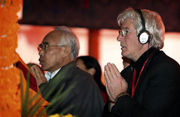 Richard Gere at Dalai Lama Talk 