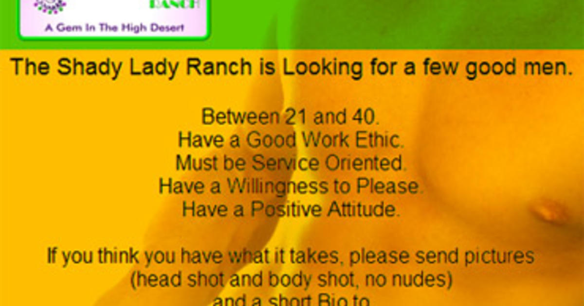 Help Wanted Male Prostitutes At Brothel Cbs News