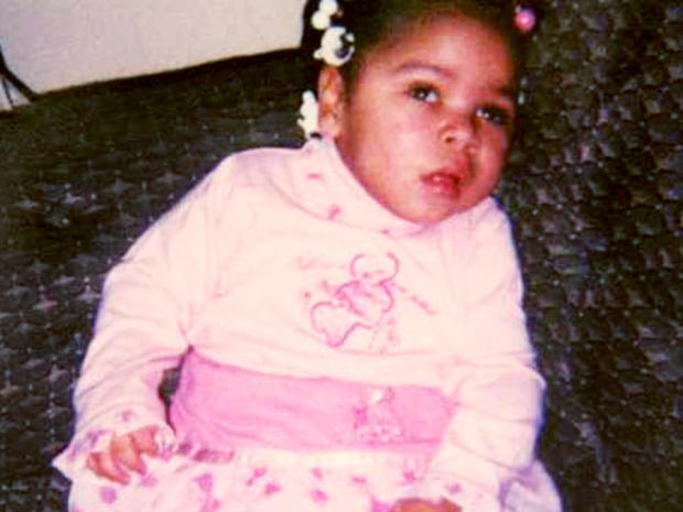 Shylae Myza Thomas, a quadriplegic baby, before she was found in a storage unit April of 2009. 