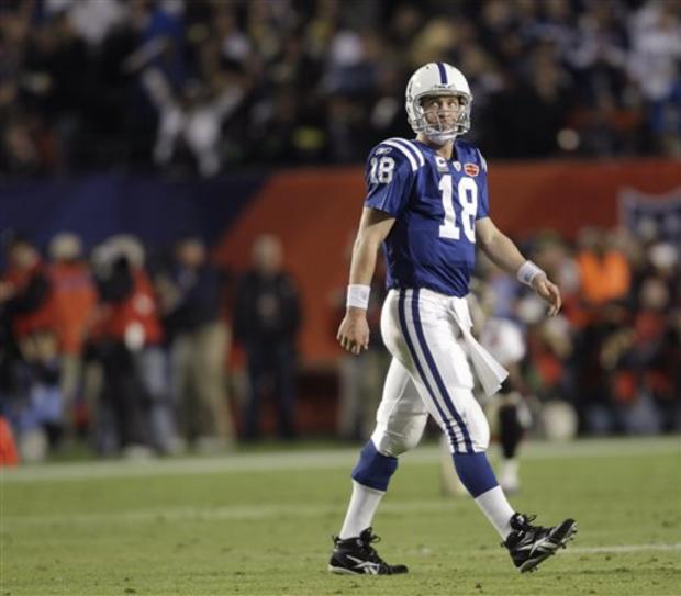 Indianapolis Colts quarterback Peyton Manning 