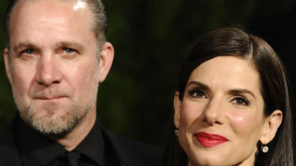 Jesse James (L) and his wife actress Sandra Bullock 