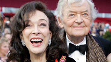 In this Sunday, Feb. 24, 2008 file photo, Dixie Carter arrives with husband Hal Holbrook for the 80th Academy Awards in Los Angeles. "Designing Women" actress Dixie Carter, who used her charm and stately beauty in a host of roles on Broadway and televisio 