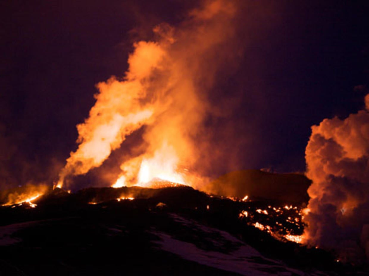 Iceland S Fiery Volcano