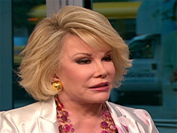 Joan Rivers on The Early Show. 