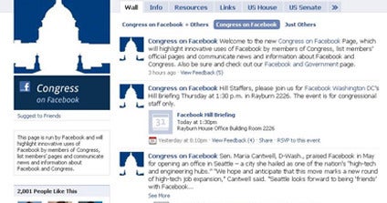 Facebook Launches Page for Congress - CBS News