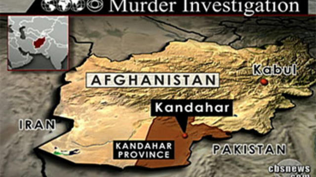 kandahar map murder investigation headline afghanistan 