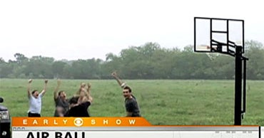 "Dude Perfect"'s Amazing "AirBall" Shot CBS News