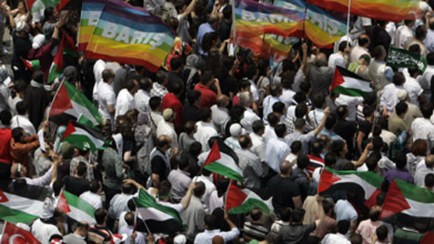 Protests Against Israeli Flotilla Raid 