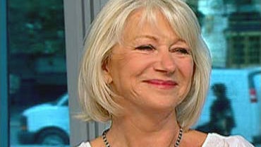 Helen Mirren on "The Early Show" 