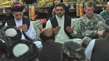 Afghan President Hamid Karzai, left, with U.S. General Stanley McChrystal 