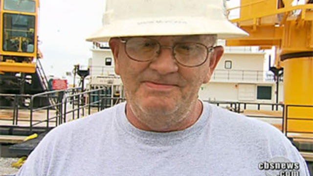 If dock workers like Mark McGiver are laid off, the 51-year-old grandfather says BP's compensation may be his only hope. 