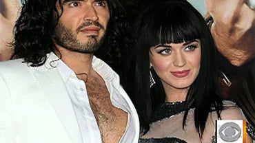 Katy Perry with her bad boy Russell Brand. 