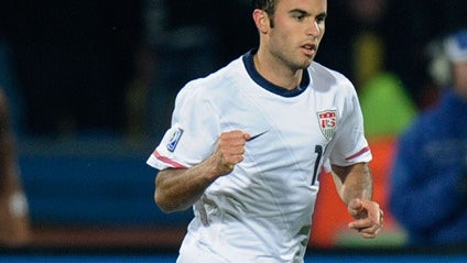 United States' Landon Donovan, foreground left 