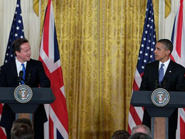 Barack Obama and  David Cameron 