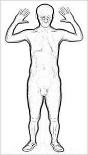 TSA's X-ray backscatter scanning with "privacy filter"