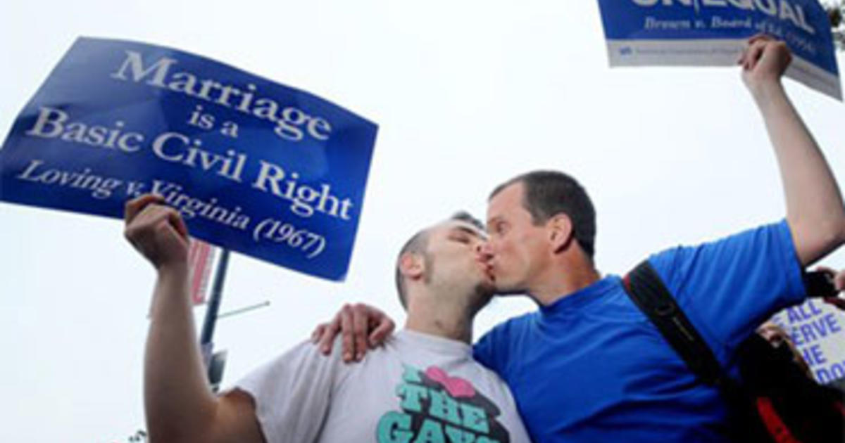 Same Sex Marriage Ban Overturned In Calif Cbs News
