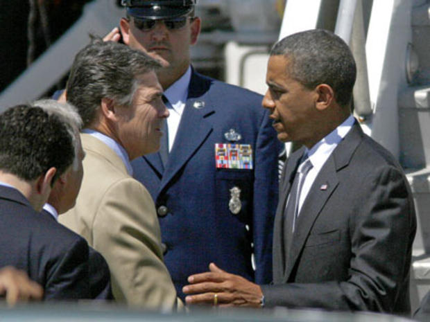 Barack Obama, Rick Perry 