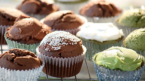 Kelly Keough's sugar-free, gluten-free cupcakes. 