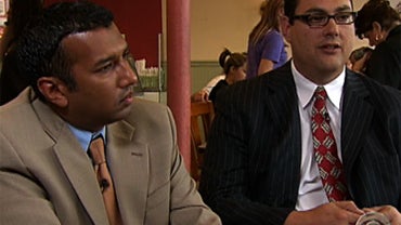 Teaneck's Mayor Mohammed Hameeduddin (left) is a Muslim, and the deputy mayor Adam Gussen (right) is an Orthodox Jew. 