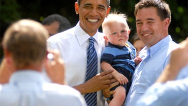 President Obama With Baby 