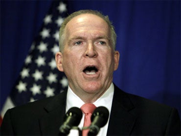 John Brennan, the White House counterterrorism adviser, briefs the press in Vineyard Haven, Mass., Aug. 24, 2010.