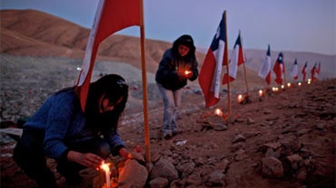 Women Chile Miners Vigil Accident 