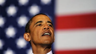 President Barack Obama speaks at Xavier University on the fifth anniversary of Hurricane Katrina in New Orleans, Aug. 29, 2010. 