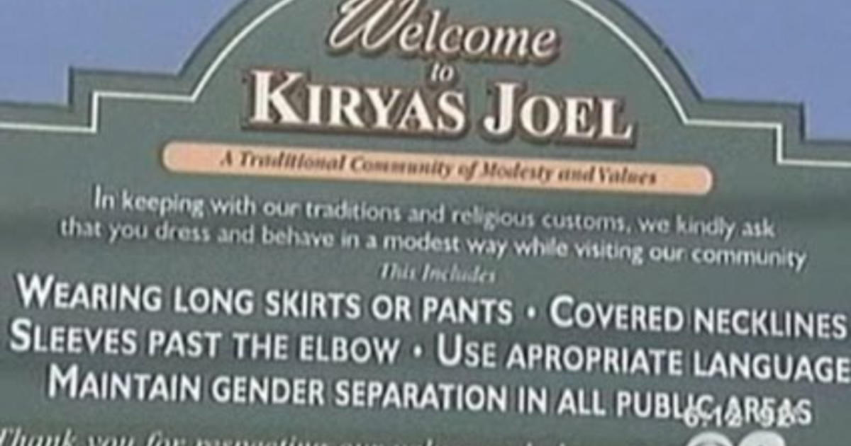 to Kiryas Joel Don't to Cover Up CBS News