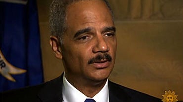 Attorney Genearl Eric Holder said he doesn't have "the same latitude that other politicians might have, to put my finger up to the wind and figure out what's going to be popular." 