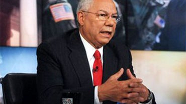 In this photo released by NBC, former Secretary of State Gen. Colin Powell, retired, speaks on NBC's "Meet the Press" in Washington Sunday, Sept. 19, 2010. In challenging the President, Powell, a moderate Republican who endorsed Obama in 2008, says he's n 