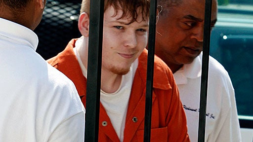  Richard &amp;amp;amp;amp;amp;quot;Sam&amp;amp;amp;amp;amp;quot; McCroskey, is let into the Prince Edward County Courthouse for a hearing in Farmville, Va.  