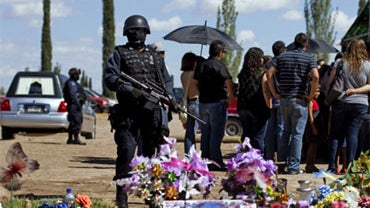 Mexican journalist's funeral 