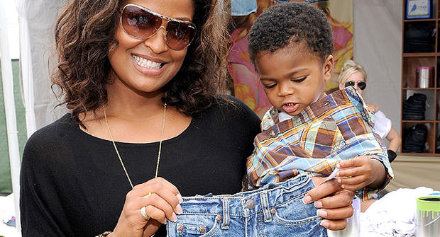 Boxer Laila Ali and son Curtis attend a picnic for the Elizabeth Glaser Pediatric Aids Foundation on June 13, 2010 in Los Angeles, Calif. 