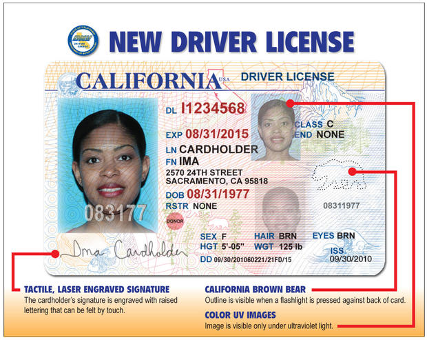 New California Driver License 