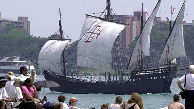 Columbus' 1492 ocean crossing 