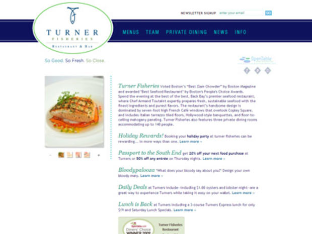 Turner Fisheries Web Site 
