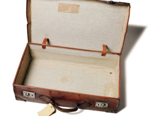 empty suitcase, dementia, Alzheimer's, generic, 4x3