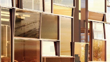 This New York building's windows are an example of architect Jean Nouvel's unique style. 