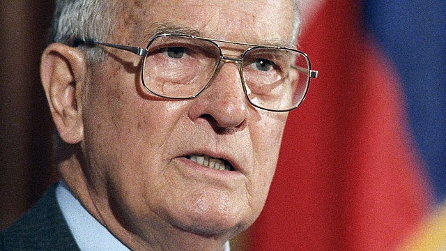 former Texas Gov. Bill Clements in Austin, Texas.   