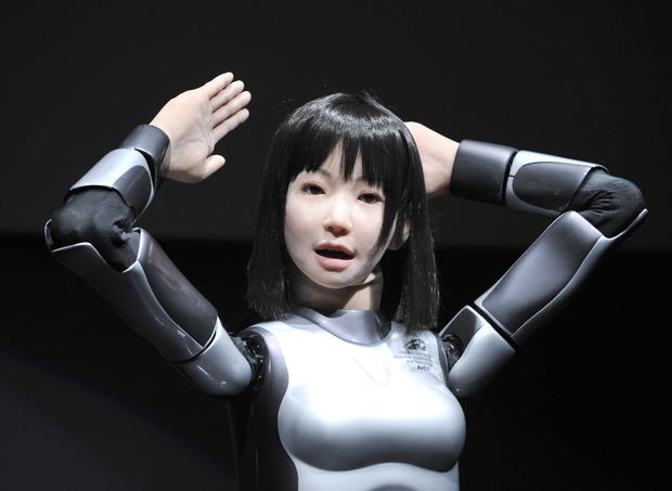A humanoid robot 