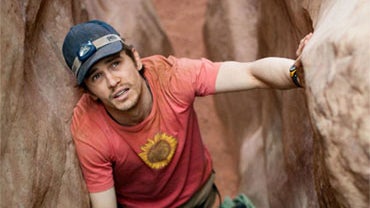 James Franco as Aron Ralston in the movie "127 Hours." 