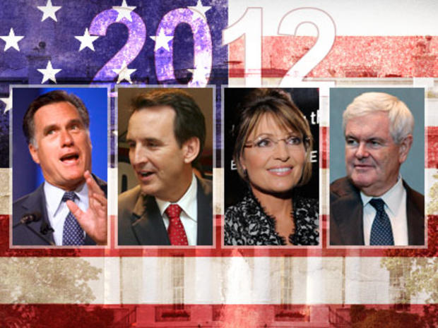 2012, Romney, Palin, Pawlenty, Gingrich 